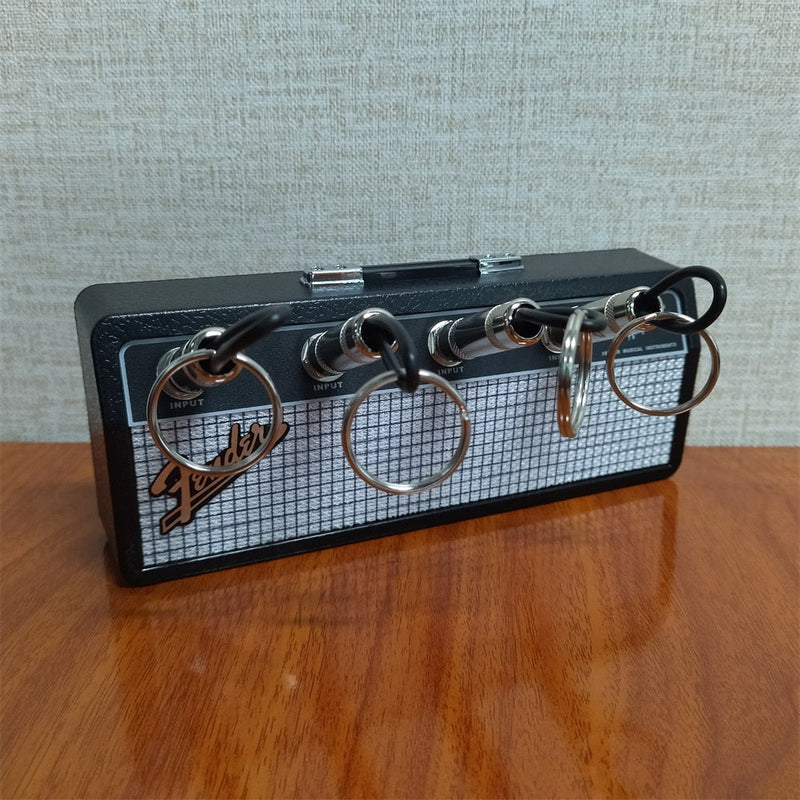 Porta Chaves Mini Amplificador Caixa de Som + Chaveiros