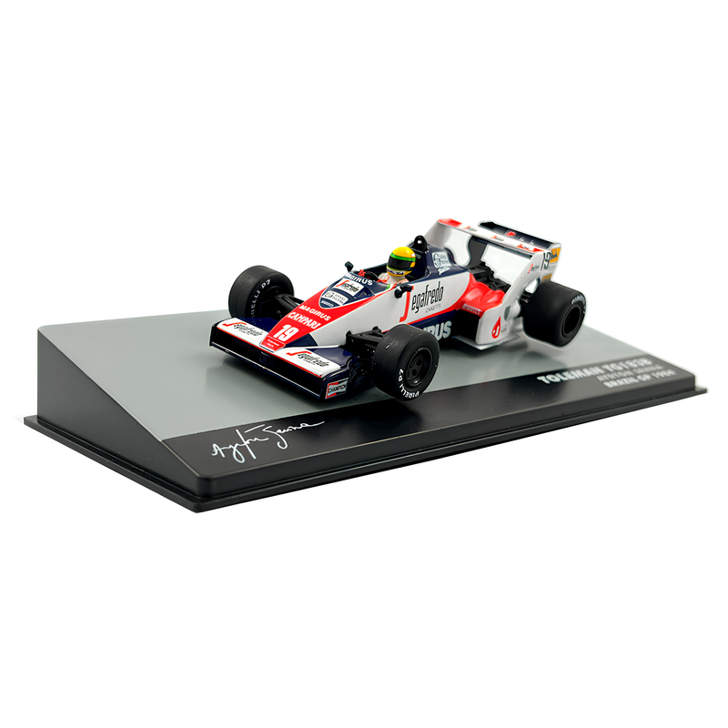 F1 Miniatura Toleman TG183B (1984) - Ayrton S. 1:43