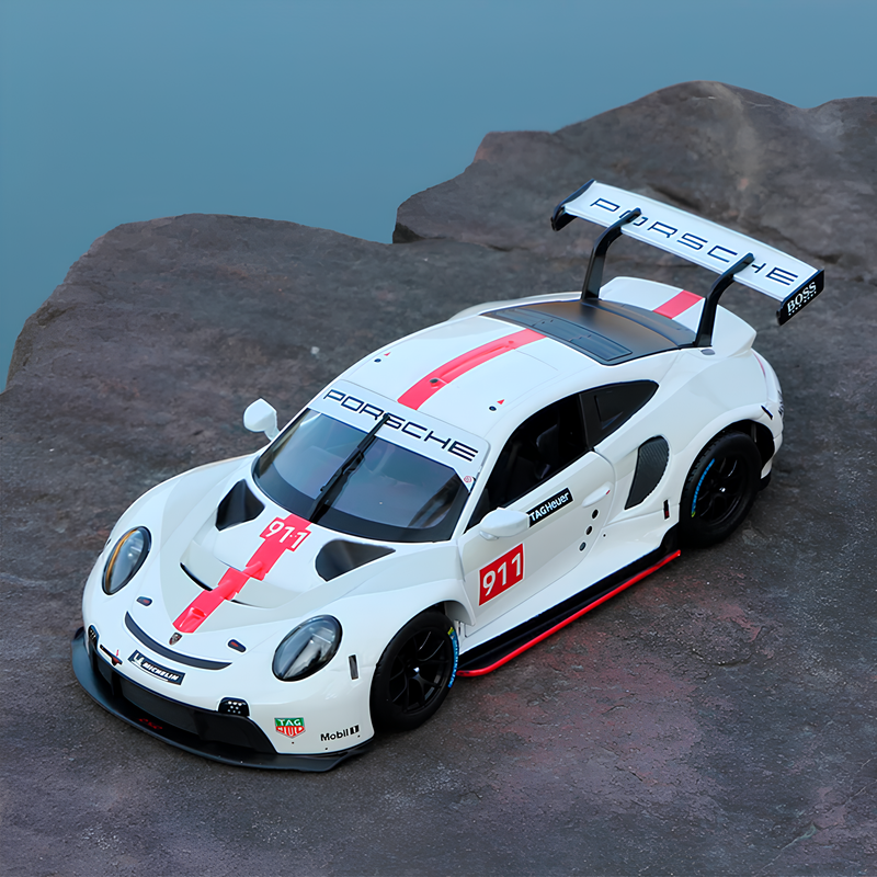 Miniatura Porsche 911 RSR WEC em Metal - 1:24