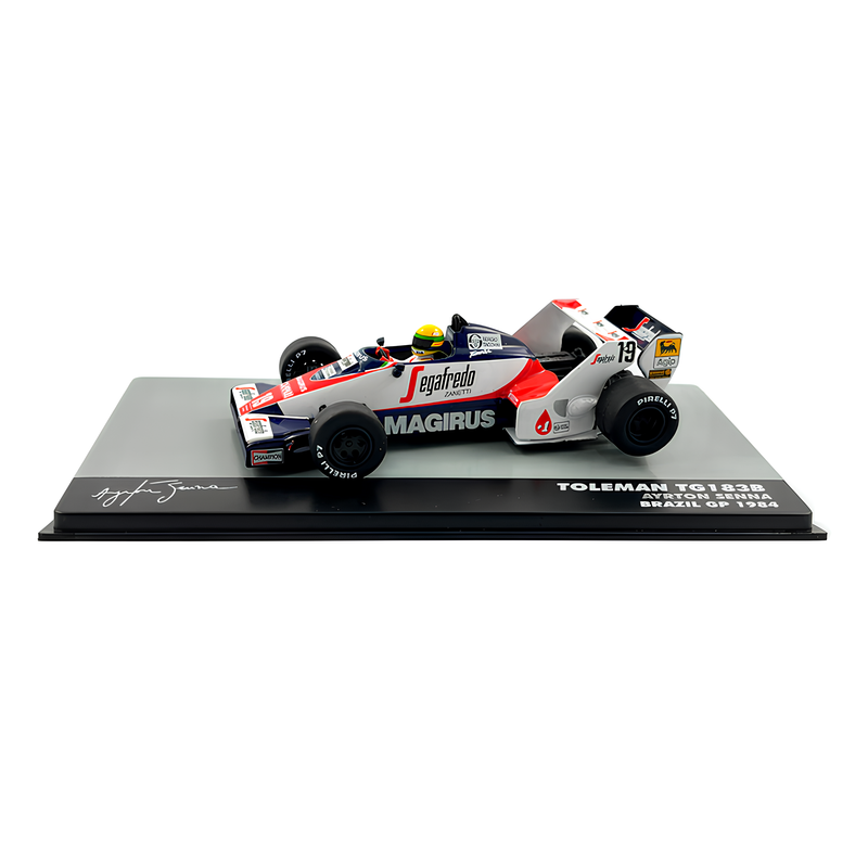 F1 Miniatura Toleman TG183B (1984) - Ayrton S. 1:43