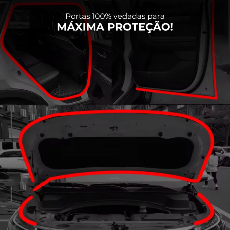 Borracha Anti-Rúidos VeluxTrim™ + Kit Protetores de Maçaneta VeluxGuard™