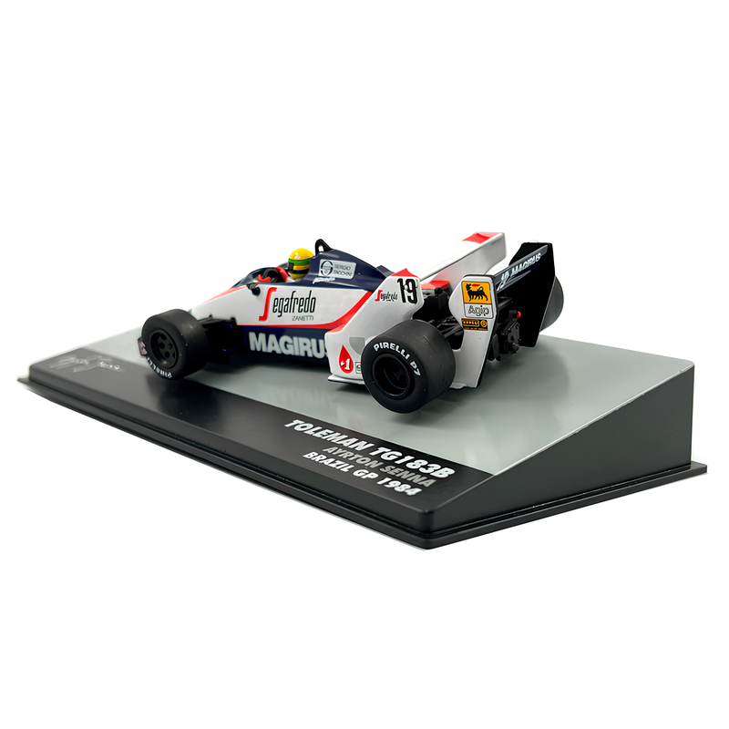 F1 Miniatura Toleman TG183B (1984) - Ayrton S. 1:43