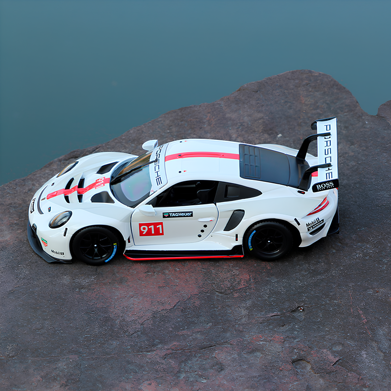 Miniatura Porsche 911 RSR WEC em Metal - 1:24