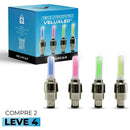 [COMPRE 2 LEVE 4] Tampa de LED para Bico de Pneus - VeluxLed™ - Velux Car