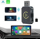 Adaptador Wireless 2 em 1 CarPlay e Android Auto - Conexão Rápida