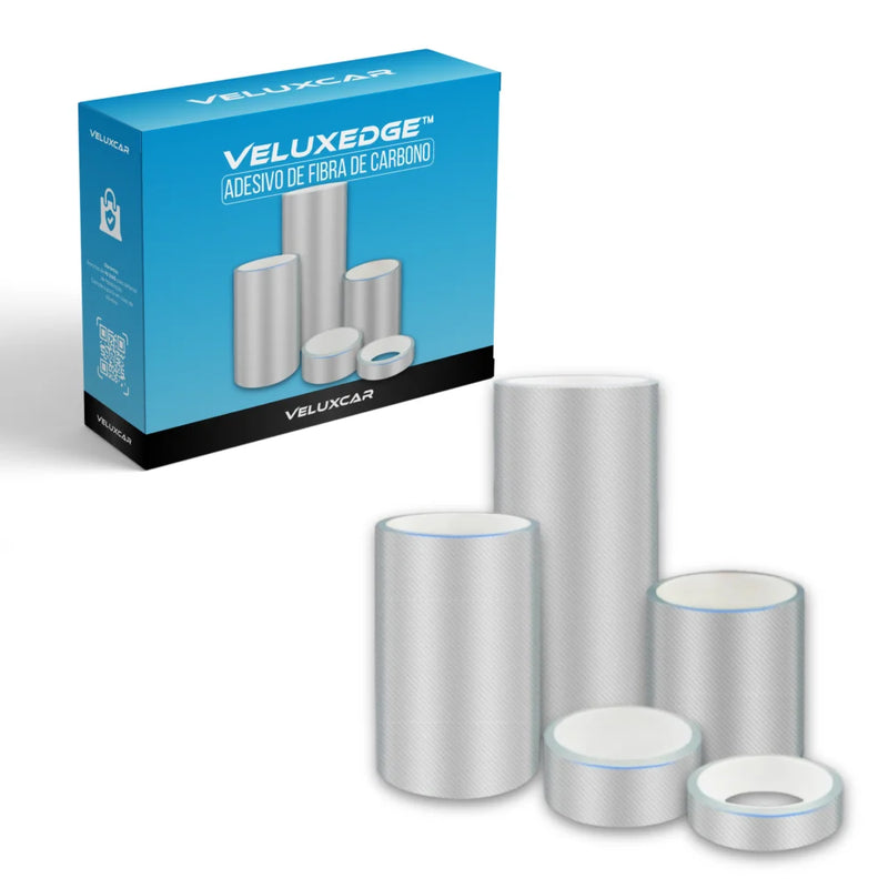Adesivo de Fibra de Carbono para Carro - VeluxEdge™