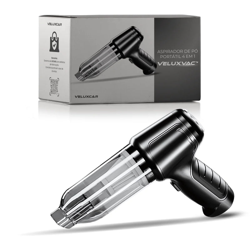 Aspirador de Pó Portátil 4 em 1 - VeluxVac™