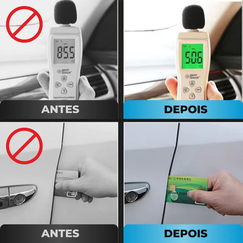Borracha Anti-Rúidos VeluxTrim™ + Kit Protetores de Maçaneta VeluxGuard™