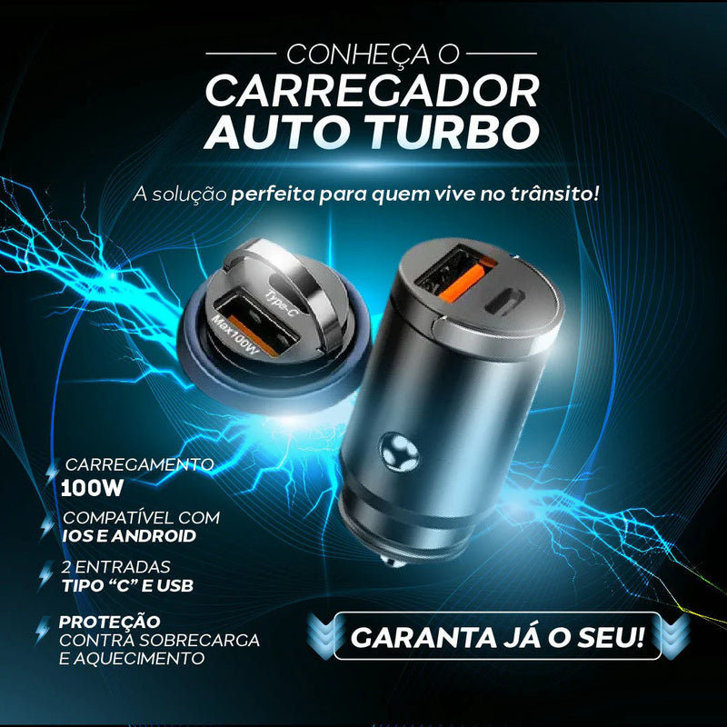 Carregador para Carros Turbo - VeluxBoost™