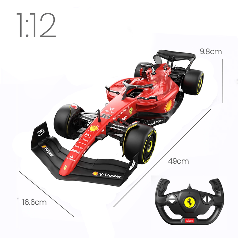 Miniatura Controle Remoto Ferrari F1-75