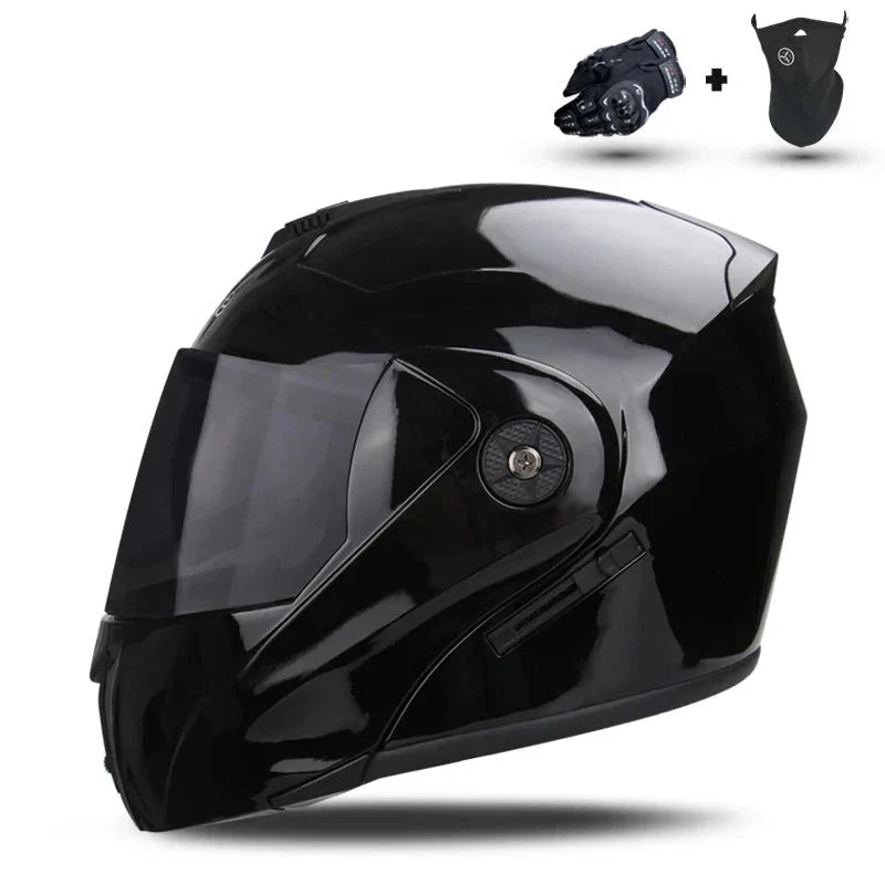 Capacete de Motocicleta com Lente Dupla