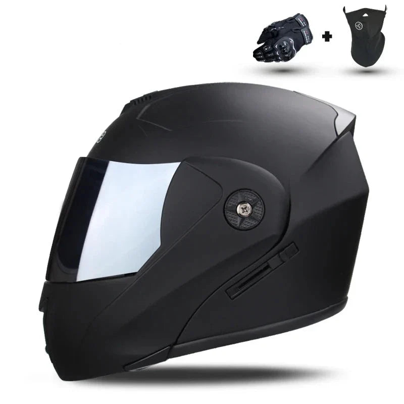 Capacete de Motocicleta com Lente Dupla