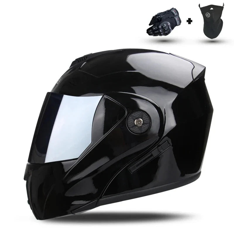 Capacete de Motocicleta com Lente Dupla