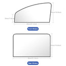 Cortinas Magnéticas para Janela Lateral - Cortinas de Privacidade (2 Peças) com Proteção UV