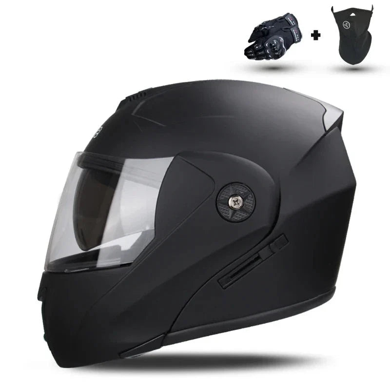 Capacete de Motocicleta com Lente Dupla