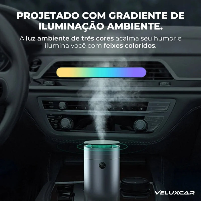 Umidificador de Ar para Carro com Luz LED - Velux AirGlow™
