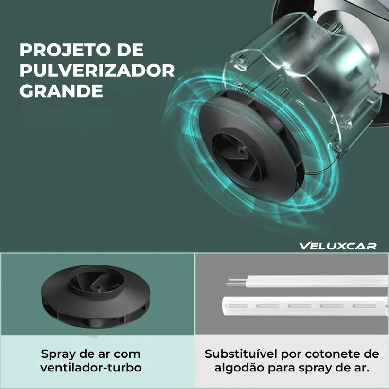 Umidificador de Ar para Carro com Luz LED - Velux AirGlow™