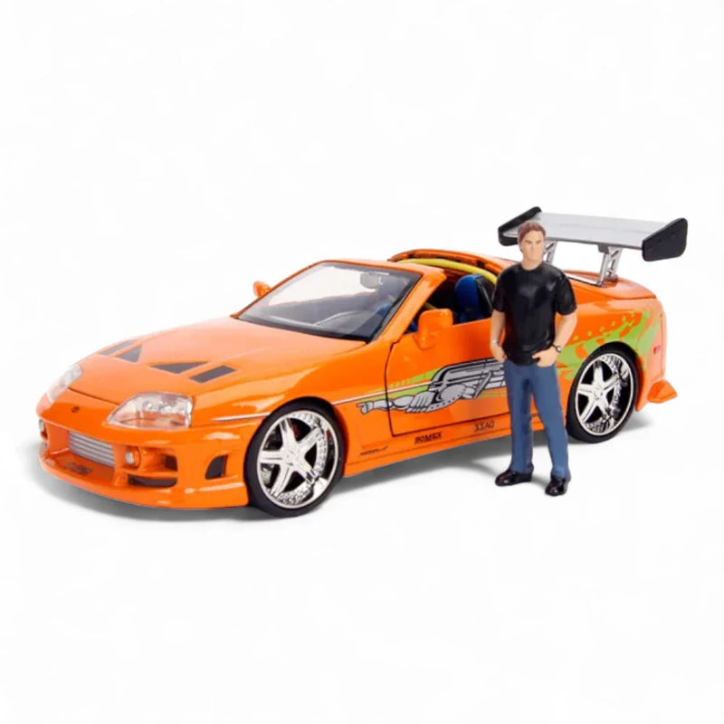 Toyota Supra 1995 & Brian (Velozes e Furiosos Edition) - Escala 1:24