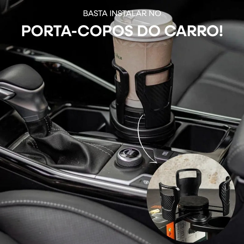 Porta Cuia 2 em 1 para Carros - Velux ChimaHolder™