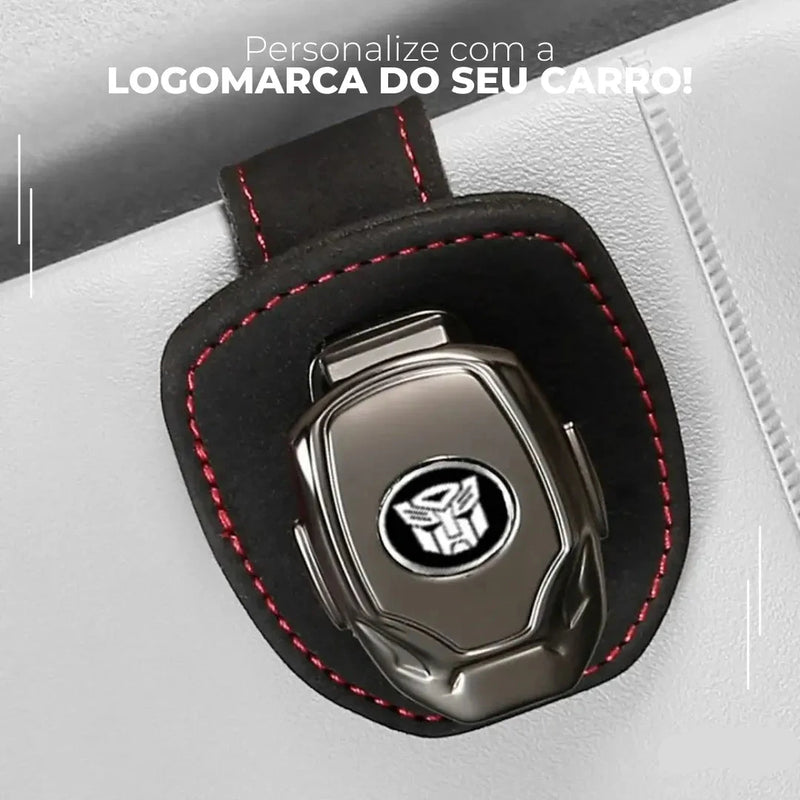 Porta Óculos Automotivo em Suede Personalizado - VeluxGlasses™