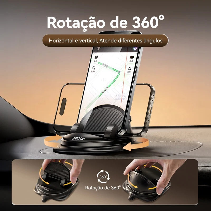 Suporte Universal para Celular no Carro - Rotação 360°