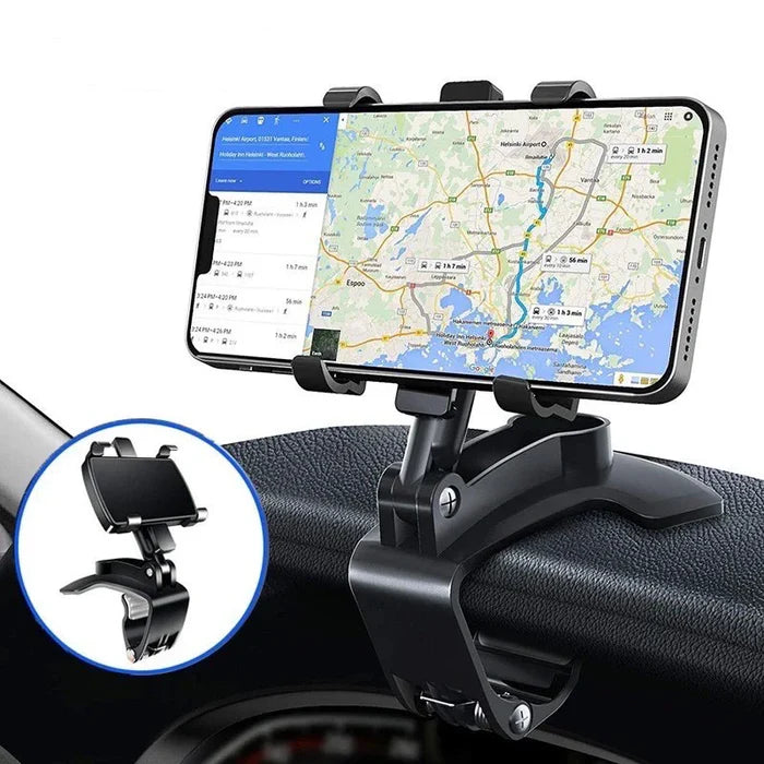 Suporte Giratório e Antiderrapante para Painel de Carro - FlexMount Pro